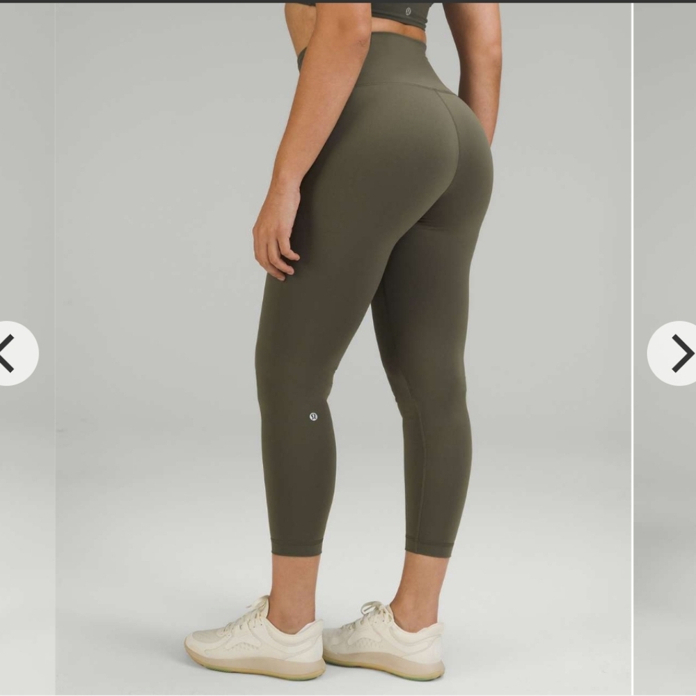 lululemon athletica Olive High-Rise Align 7/8 Leggings - Picture 2 of 9